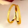 Nuevo Pulsera de Mantra de la Suerte Color Dorado Imitación Estilo Chino para Mujer, Pulsera Cerrada Versátil Estilo Chino, Joyería Meilong