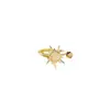 Anillo Giratorio Popular de Girasol Transfronterizo Europeo y Americano Diseño de Nicho Descompresión Anti-Ansiedad Apertura Anillo Ajustable
