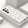 La Funda de Teléfono de Rosa Más Vendida de Tk para Samsung A15/A16 Cubierta Protectora de Silicona S23Fe Estilo Europeo y Americano S24 Cobertura Total con Agujeros Precisos