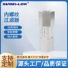 Filtro de Rosca Interna Cartucho de Filtro Doble Opcional Resistente a la Corrosión Caudal Grande Filtración de Impurezas en Tuberías Fácil de Instalar Fácil de Limpiar
