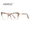 Gafas Antiluz Azul para Nuevo Producto Transfronterizo 2263 Color Degradado Tr90 Protección Ocular Lentes Planos Montura Óptica Personalizada para Mujer Sudamérica