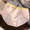 Roupa íntima fisiológica plus size classe a algodão 200kg algodão 7A antibacteriano menstrual alargado cuecas à prova de vazamento