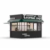 Tienda de Contenedores Creativos, Calle Comercial en Zona Turística, Quiosco de Venta Móvil, Café, Té de Leche, Tienda de Snacks, Fábrica Personalizada