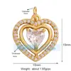 M07 M41B Acessórios de joias DIY amor estrela concha pérola cor zircônia pingente