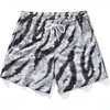 Venta Caliente Transfronteriza de Amazon Pantalones Cortos Estampado de Leopardo Impresión 3D Versátiles Casual Americano para Hombre Pierna Ancha Verano Holgados Venta al por Mayor