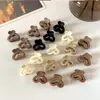 Mini pinza para el pelo de tono marrón transfronteriza, pinza pequeña de princesa para el pelo, pinza para flequillo, accesorio para el pelo, pasador