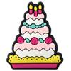 Lindo Portalápices de Dibujos Animados de Pastel de Cumpleaños Portajoyas Parche Adhesivo Suave de PVC Bolígrafo de Bola DIY Bolígrafo Neutro Set de Bolígrafos Set Decorativo