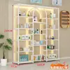 Estante de exhibición de hierro forjado de lujo ligero, vitrina de exhibición para arte de uñas, estante de productos multifuncional, vitrina de salón de belleza, estante de almacenamiento y otros artículos