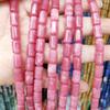 Nuevas cuentas de barril pequeñas de piedra natural, cuentas sueltas hechas a mano, pulsera, collar, pendientes, suéter, cadena, accesorios de joyería al por mayor