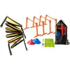 Set de Equipamiento Personalizado para Entrenamiento de Fútbol Escalera de Agilidad Paracaídas de Resistencia Vallas para Entrenamiento de Salto Alto Marcadores Conos Escalera de Entrenamiento de Agilidad