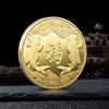 Monedas Conmemorativas Culturales Religiosas, Monedas Conmemorativas del Dios de la Riqueza y Guanyin, Suministro Exclusivo Transfronterizo, Insignias Chapadas en Oro en Stock