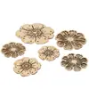 Novo produto transfronteiriço: Peças de madeira em formato floral cortadas a laser, artesanato em madeira DIY, peças de madeira ocas para adereços de fundo de fotografia