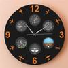 Reloj de Pared Acrílico de Venta Caliente Transfronteriza Reloj Acrílico Silencioso Brújula Reloj Decorativo Creativo Diseño Silencioso