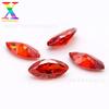 Wuzhou gema artificial ojo de caballo piedra desnuda circón al por mayor 11# Naranja 12# circón naranja oscuro 1.5*3-7*14