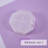 Molde de Pegamento DIY Caja de Almacenamiento Giratoria Multicapa Caja de Joyería Superpuesta Estante para Joyería Adornos Molde de Silicona