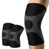 Rodilleras de Punto Transfronterizas de Talla Grande para Correr y Bádminton, Antitorsión, Rodilleras de Alta Elasticidad, Mangas para Pierna de Nailon Transpirable de Talla Extra Grande