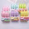 Color sólido dibujos animados perrito hielo picado DIY pegamento de crema calcomanía para refrigerador flor para zapato cuerda para pasador colgante accesorios de resina lote