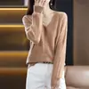 Cardigã vazado puro de caimento solto, blusa de tricô fina com decote V, nova peça de outer wear feminina plus size