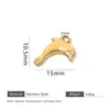 Accesorios para joyería DIY colgante serie marina colgante de collar pulsera llavero material acero inoxidable colgante transfronterizo