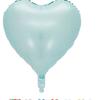Globo de aluminio de 18 pulgadas con forma de corazón y estrella de cinco puntas, ideal para bodas, fiestas de cumpleaños y bodas.