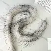 Tira de lana de imitación de pluma de pavo para puños de ropa de actuación, tira de relleno para accesorios de pijama, decoración DIY, tira de lana de color imitación avestruz