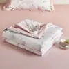 2025 Nuevo Edredón de Verano Enfriador de Lyocell Tencel para Dormir Desnudo Sedoso Edredón de Aire Acondicionado Lavable a Máquina Juego de Edredón Delgado de Cuatro Piezas