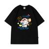 Playera de Manga Corta Transfronteriza para Hombre Estilo Japonés Dibujos Animados Crayon Shin-chan Casual Cuello Redondo Estilo Ins Verano Manga Corta Playera de Pareja