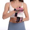 Luvas de fitness de meio dedo personalizáveis para homens e mulheres, antiderrapantes, respiráveis, para ciclismo, levantamento de peso, absorção de choque, proteção da palma, luvas esportivas
