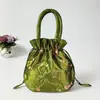 Nova Mini Bolsa Fashion Bordada à Mão Pequena Bolsa de Pano para Meia-idade e Idosos Indo às Compras Porta-moedas para Celular