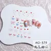Libro Rojo Caliente Novio/a Pegatina para Uñas Pastel Lazo Amor Vit Pegatina Linda para Uñas Joyería