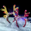 Nueva Diadema Luminosa de Astas de Alce Diadema Flash Diadema de Astas de Hada de las Flores Fiesta de Navidad Mercado Nocturno Venta al por Mayor