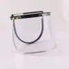Suporte de Alumínio Personalizado Máscara Protetora Anti-Salpicos Borda Transparente Suporte de Proteção Facial Viseira Viseira Protetora para Soldagem