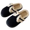 Pantuflas Birkenneth de algodón para mujer, estilo retro, antideslizantes, informales, a la moda, con forro polar cálido y tiras finas para invierno.