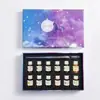 Doce Signos del Zodiaco Vidrio de Cristal Pluma de Negocios Tinta Vacía Estilo Antiguo Pluma de Punta Fina Cartucho de Tinta Pluma de Punta Fina Polvo Dorado Tinta de Color Acero