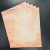 El Más Vendido de Amazon Papel de Carta Retro Nostálgico A4 Doble Cara Material de Decoración para Manualidades de Escritura Papelería de Impresión