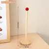 Estante con forma de estrella para scrunchies, organizador y expositor creativo para scrunchies, organizador de escritorio, estante para accesorios para el cabello de cuerda para el cabello y pinzas de tiburón de madera maciza