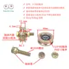 Rueda de Polea de Ranura en U de 2 pulgadas para Puerta Corredera Cable de Acero Rueda de Ranura de 2.5 pulgadas Rueda Motriz Rueda de Pista Rueda de Hierro Acero al Carbono Ciudad de Nantong