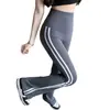 Pantalones acampanados de tiburón de talla grande para mujer, de cintura alta, levanta glúteos, adelgazantes y de corte ajustado, para otoño e invierno, adecuados para usar al aire libre, fitness y yoga