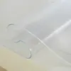 Mantel ovalado de PVC, cristal suave plegable para mesa redonda, transparente, ecológico, sin olor, impermeable, a prueba de aceite, mesa de comedor personalizada