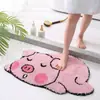 Alfombrillas de Baño Tufted Lindas Transfronterizas, Alfombrillas Antideslizantes Absorbentes de Agua, Felpudos de Puerta de Dormitorio, Alfombrillas Refrigerantes, Alfombrillas de Felpa de Comercio Exterior