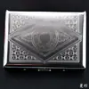 Caja de Cigarrillos Larga Gruesa Paquete de 20 Hombres y Mujeres Caja de Cigarrillos Gruesa Ultra-delgada Creativa Retro Caja de Cigarrillos de Metal Venta al por Mayor