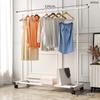 Secador de Ropa Plegable de Pie para Interiores con Barra Única, Colgador de Ropa para Dormitorio, Soporte Sencillo para Secar Ropa en Casa