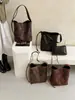 Bolso cubeta retro con estampado de leopardo para mujer, nuevo estilo 2026, bolso de hombro de gran capacidad, bolso cruzado y bolso tote con un organizador a juego