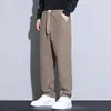 Fábrica de Origen Transfronteriza Nuevo Llegado Pantalones Casuales de Terciopelo Boao para Hombre Primavera Otoño Holgados Cómodos Cálidos Versátiles Pantalones Rectos para Hombre