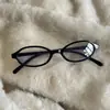 Gafas Retro Y2K con Gradiente de Marco Pequeño para Mujer Estilo Japonés Coreano Chica Popular Lentes Planas Graduadas Ovaladas Nicho de Moda Dropshipping