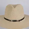 Chapéu Transfronteiriço Estilo Étnico Retrô com Topper de Palha Tira de Chapéu de Cowboy Acessórios de Cinto Especial Renda Decorativa Retrô