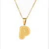 Collar Rayado de Acero Inoxidable con Alfabeto de 26 Letras Yunyao, Diseño de Nicho para Mujer, Texturizado, Versátil, Lujo Ligero, No se Desvanece