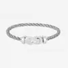Pulseira Fred fivela de ferradura pulseira de fio vermelho fivela de oito fivela náutica pulseira de ouro ouro rosa platina diamante