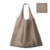 Bolsa de Compras en Stock, Tote Grande de Tela Floral, Bolsa Ecológica de Poliéster, Bolsa Plegable, Bolso de Hombro con Correa Ancha, Gran Capacidad