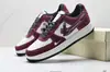 Zapatillas Putian Puras Vintage Desgastadas Color Retro Lavado al Agua Zapatillas Air Force 1 Modernas Versátiles Af1 Zapatos Deportivos para Hombre